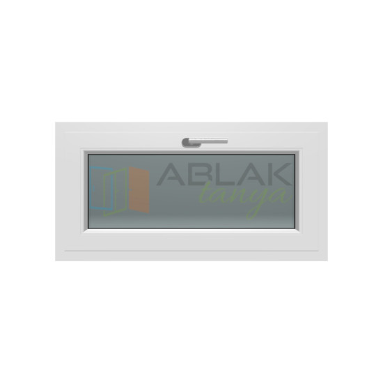 Gealan 100x50 egyszárnyú bukó műanyag ablak 3 rétegű üveggel