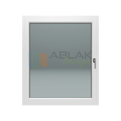Gealan 120x140 egyszárnyú bukó-nyíló műanyag ablak 3 rétegű üveggel Gealan 120x140 egyszárnyú bukó-nyíló műanyag ablak 3 rétegű üveggel