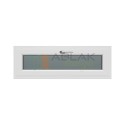 120x40 műanyag ablak, egyszárnyú, bukó 3 réteg Gealan 120x40 műanyag ablak, egyszárnyú, bukó 3 réteg Gealan