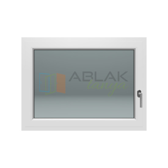 Gealan 120x90 egyszárnyú bukó-nyíló műanyag ablak 3 rétegű üveggel