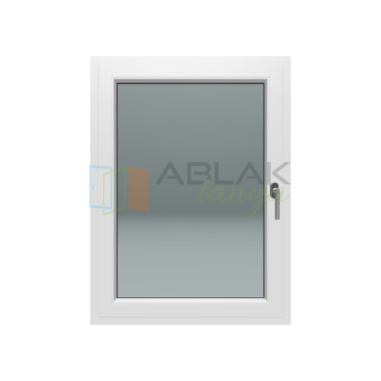 Gealan 90x120 egyszárnyú bukó-nyíló műanyag ablak 3 rétegű üveggel