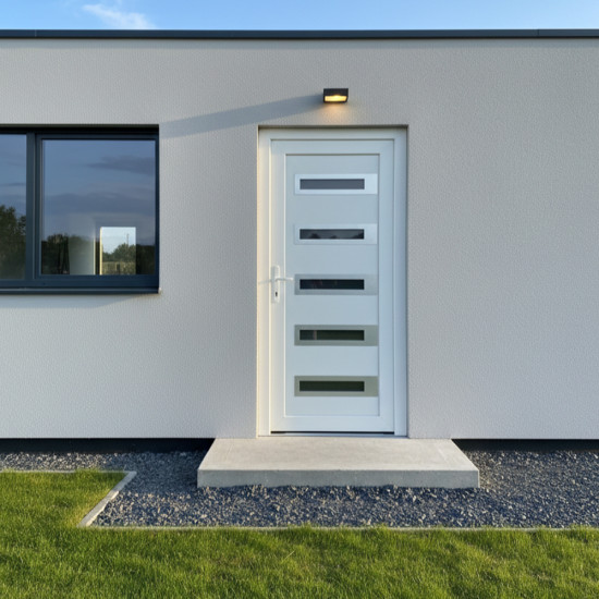 Pictor erősített műanyag bejárati ajtó Gealan 3 réteg