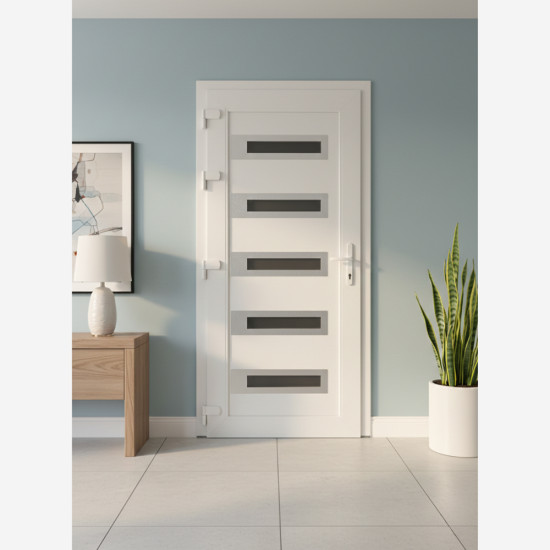 Pictor erősített műanyag bejárati ajtó Gealan 3 réteg