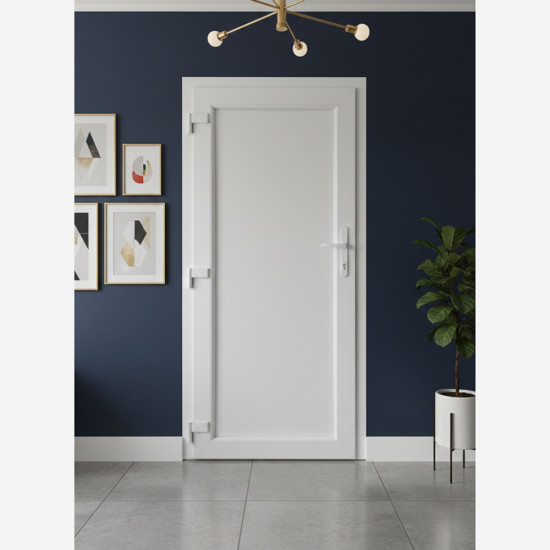 Tele műanyag bejárati ajtó Gealan