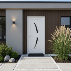 Titán erősített műanyag bejárati ajtó Gealan 3 réteg