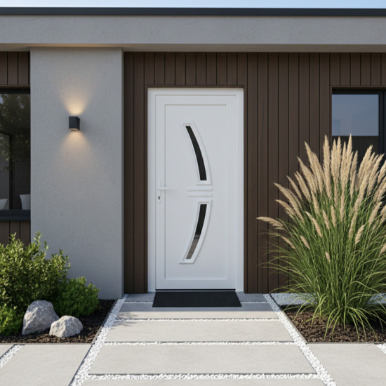 Titán erősített műanyag bejárati ajtó Gealan 3 réteg